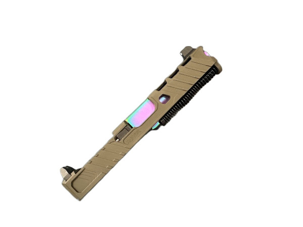 Assembled ODG LFA Raptor RMR Slide Glock 19 Tall Sights Oil Slick PVD Barrel - Image 2