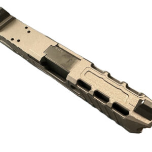 Complete Assembled Tungsten LFA Raptor RMR Slide with Tall Sights for Glock 19 – Choose your Barrel