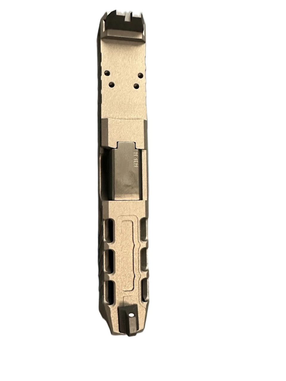 Complete Assembled Tungsten LFA Raptor RMR Slide with Tall Sights for Glock 19 – Choose your Barrel - Image 2