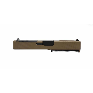 Complete Assembled FDE Window Slide with Ported Barrel for Glock 19